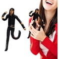 thumbnail image 5 of Michael Doll Plush Pop Music Star Plushies Pop Icon Inspired, Limbs Movable Rock Star Classic Plush Halloween Christmas Car Decorations, 5 of 12