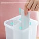 thumbnail image 4 of Contenedor hermético para almacenar alimentos con 4 compartimentos y tapas | Organizador de cereales transparente de 2,3 l para despensa, cocina, harina, azúcar, arroz y refrigerios | Diseño, 4 of 9