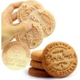 thumbnail image 1 of sellos de galletas navideñas personalizados con cortador, galletas navideñas personalizadas con el apellido de tu familia, regalo artesanal para hornear, 1 of 7