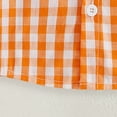 thumbnail image 6 of Zanarzt Baby Boy Clothes Toddler Boys Button Down Shirts Short Sleeve Dress T-Shirt Toddler Tops Summer Outfits Boys Button Up 12-18 Months,Orange, 6 of 7