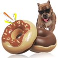 thumbnail image 2 of Pet Toy Box Donut Sounding Dog Toy, 2 of 9
