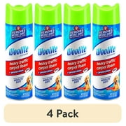 (4 pack) Heavy Traffic foam + protection, Woolite, 22 oz, heavy traffic carpet cleaner, aerosol, deep cleaning, removes ground in dirt & eliminates odors, safe on.., By Woolite