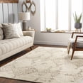 thumbnail image 4 of Hauteloom Bordertown Wool Living Room, Bedroom Area Rug - Bohemian Transitional - Cream, Ivory, Dark Brown - 10' x 14', 4 of 11