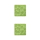 thumbnail image 3 of Bewildely Posavasos para taza, alfombrilla de mesa, lavable, para el hogar, protector de mantel, verde Verde 2piezas Bewildely CBP302888, 3 of 5