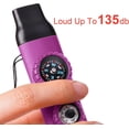 thumbnail image 3 of Emergency Survival Safety Whistle with Lanyard, Compass & Thermometer - 4-in-1 Outdoor Safety Whistle for Kids & Adults, Ideal for Hiking, Camping, Climbing, Kayaking & Boating, 3 of 9