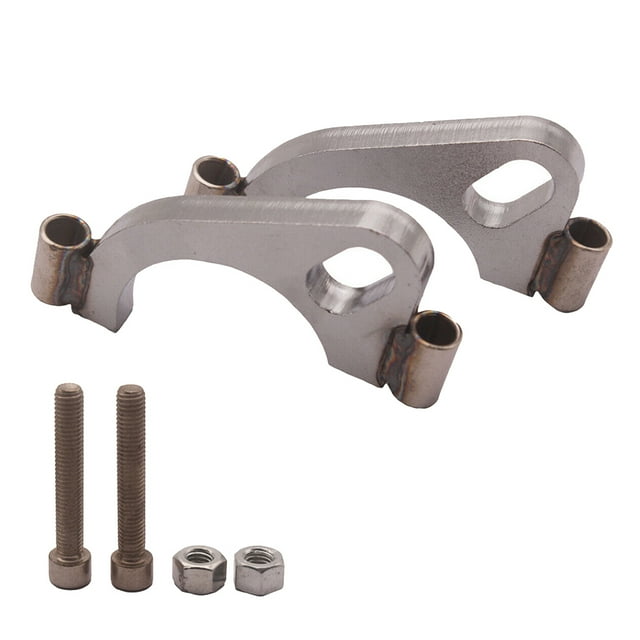 Bride d'Échappement de 2,5 Pouces 2-1/4 Pouces Pouces Plate Ovale Fendue Réparation Remplacement, Doté d'Une construction durable en Acier Doux avec un Trou Central de 2,5 Pouces de Diamètre et des Trous Ovales. Comprend un Ensemble de Brides Plates Fendues, de Boulons et d'Écrous pour une installation Facile. Conçu pour la Réparation d'Échappement Automobile, Nécessitant un Soudage Ou une Découpe pour l'Application.