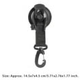 thumbnail image 3 of Sonducket Ventosa gancho de seguridad portátil al aire libre Camping tienda de pesca amarre Universal coche montaje lateral equipaje 8 Uds carpas 8 piezas, 3 of 6