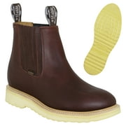 Men's Work Boots Ankle honey Genuine Leather Establo, Botin de trabajo Establo para Hombre