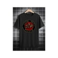 thumbnail image 1 of Men'S Casual Crew Neck T-Shirt, Stone Temple Pilots Print, 100% cotton Knit Fabric, Slight Stretch, Regular Fit, Summer Top, 180gsm - Gift for Men, 1 of 6