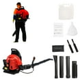 thumbnail image 2 of Floseru Gas Powered Backpack Leaf Blower – 63CC 2 Cycle Engine, 665CFM & 205MPH for Heavy Duty Commercial Lawn Care, Wet Leaf & Debris Removal, 2 of 10