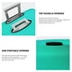 thumbnail image 3 of Fotbe Turquoise Light Blue Funda Protectora para Equipaje, Antirrayones y Resistente a la Suciedad, Compatible con Maletas de 18 a 32 Pulgadas-X-Large, 3 of 7