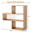 thumbnail image 3 of Giantex 3 Convex Cubes Bookcase, Freestanding Bookshelf Combination w/Anti-Tipping Device, Home Display Storage Shelf, 3 of 9