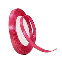 Packaging Case Promotion Sale! Nomeni 25Yd Satin Ribbon 6Mm Fabric Gift Ribbon for Wedding Christmas Birthday Gift, Home Decor Clearance Sale Hot Pink