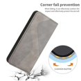 thumbnail image 5 of Funda tipo cartera de cuero magnético texturizado con patrón en S para iPhone 6, 7, 8, SE2 y SE3: alta resistencia magnética, ranuras para tarjetas, antiarañazos y protección duradera., 5 of 5