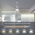 thumbnail image 4 of Matthews Fan Company AKLK-BN-BW-42 Alessandra 42” Brushed Nickel Ceiling Fan with 3 Barn Wood Blades, Integrated LED Light Kit, Remote Control, Indoor/Outdoor Wet Rated, 4 of 6