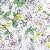 Vivid White Purple Floral