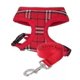 thumbnail image 2 of Pechera Arnes Para Perros Diseño A Cuadros Suave Con Correa, 2 of 7