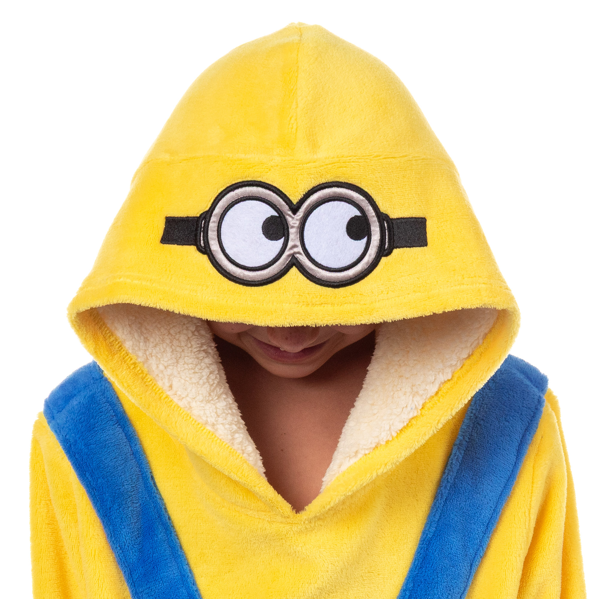 Minions Bob Wearable Blanket Kids Hooded Sweatshirt Loungewear