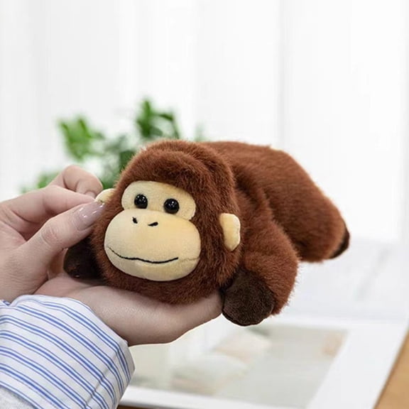 Usloyux Stress Relief PlushToys, Brown Gorilla Decompression Dolls, Soft Cotton Cuddly Stuffed Animals forKidsAdults, Anxiety Relief SensoryToys, Gifts for Birthday Christmas Party, Home Office Desk