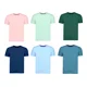 thumbnail image 1 of Playera Hombre Paquete 6 Colores Basic Algodón Suave/comoda, 1 of 8