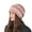 Pink, variant on Audhol Thermal Women Beanie Slouchy Hat For Women Winter Warm Chunky Soft Oversized Cable Knit Cap Warm Knitted Cap Beige One Size