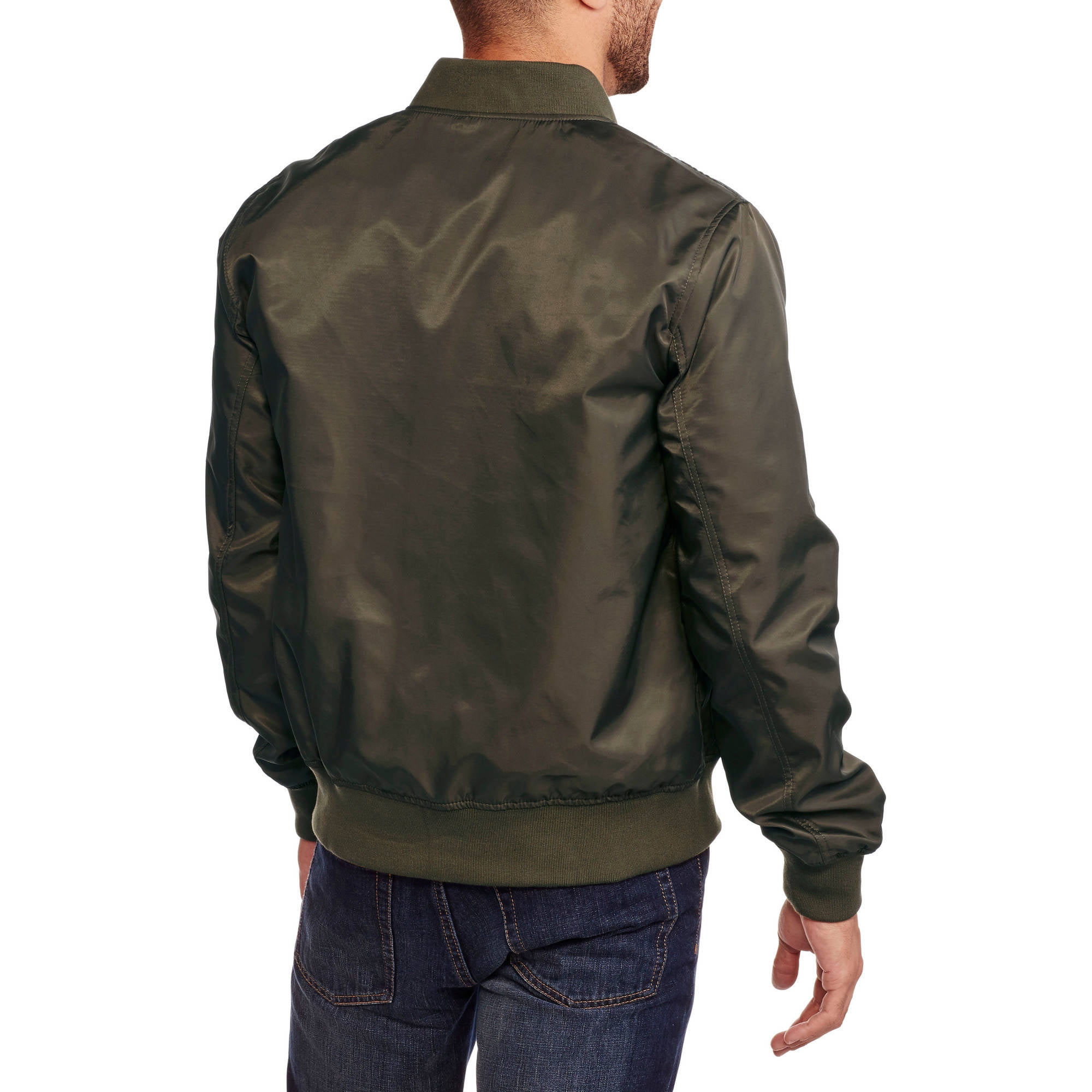 Mens Nylon Bomber Jacket - JacketIn