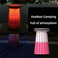 Outdoor Portable Folding Stool Which Will Light Up And Illuminate Your
