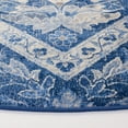 thumbnail image 3 of SAFAVIEH Brentwood Zharko Oriental Area Rug, Blue/Ivory, 6'7" x 6'7" Round, 3 of 8