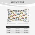 thumbnail image 6 of Balery Cartoon Monster Trucks Bedding Queen Pillow Cases - Envelope Closure - Soft Brushed Microfiber Fabric - Shrinkage and Fade Resistant Pillow Cases-20"x30", 6 of 9