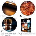 thumbnail image 3 of Designart "Bottles of Liquor Capturing the Spirit Drops III" Food & Beverage Floater Framed Canvas Wall Art, 3 of 7