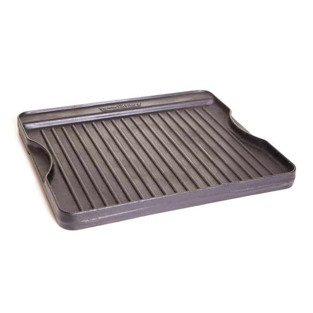 Plancha Reversible de Hierro Fundido Camp Chef Negro 14 x 16 Pulgadas para Camping