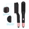 thumbnail image 4 of Cepillo alisador de pelo, peine alisador de barba de cerámica plegable con 3 temperaturas ajustables, alisado de calentamiento rápido, 4 of 4