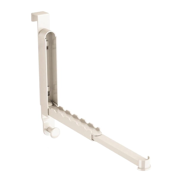 Perchero para colgar en la puerta, tendedero multifuncional portátil. Hebilla beige de 2 cm