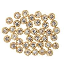 unbranded  50 Pcs Shoes Rivets Studs for Clothing Spikes Crafts Golden