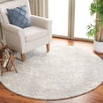 thumbnail image 2 of SAFAVIEH Glamour Tashi Abstract Area Rug, Light Grey/Ivory, 6' x 6' Round, 2 of 8