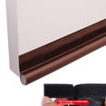 thumbnail image 4 of Inteprter Tapón para debajo de la puerta, tapón de sellado inferior para puerta a prueba de ruido, bloqueador de corrientes de aire a prueba de Conjuntos de muebles de dormitorio Marrón, 4 of 6