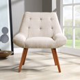 thumbnail image 2 of OSP Furniture Calico Lounge Chair, Cream, 2 of 8