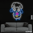 thumbnail image 3 of Craftnamesign Sheep Cakes Neon Sign, Cakes Shop Decor, Kid Room Decor Gift, 3 of 4