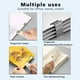 thumbnail image 3 of Clips de carpeta de papel, grapadora de escritorio para accesorios de documentos de oficina, dispensador de 1 clip de almeja Wmkox8yii  qwyer131, 3 of 6