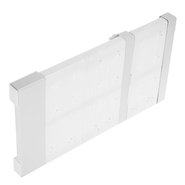OULII Shelf Divider Wardrobe Divider Shelf 1Set White Plastic Carbon Steel Closet Organizer Homeowners