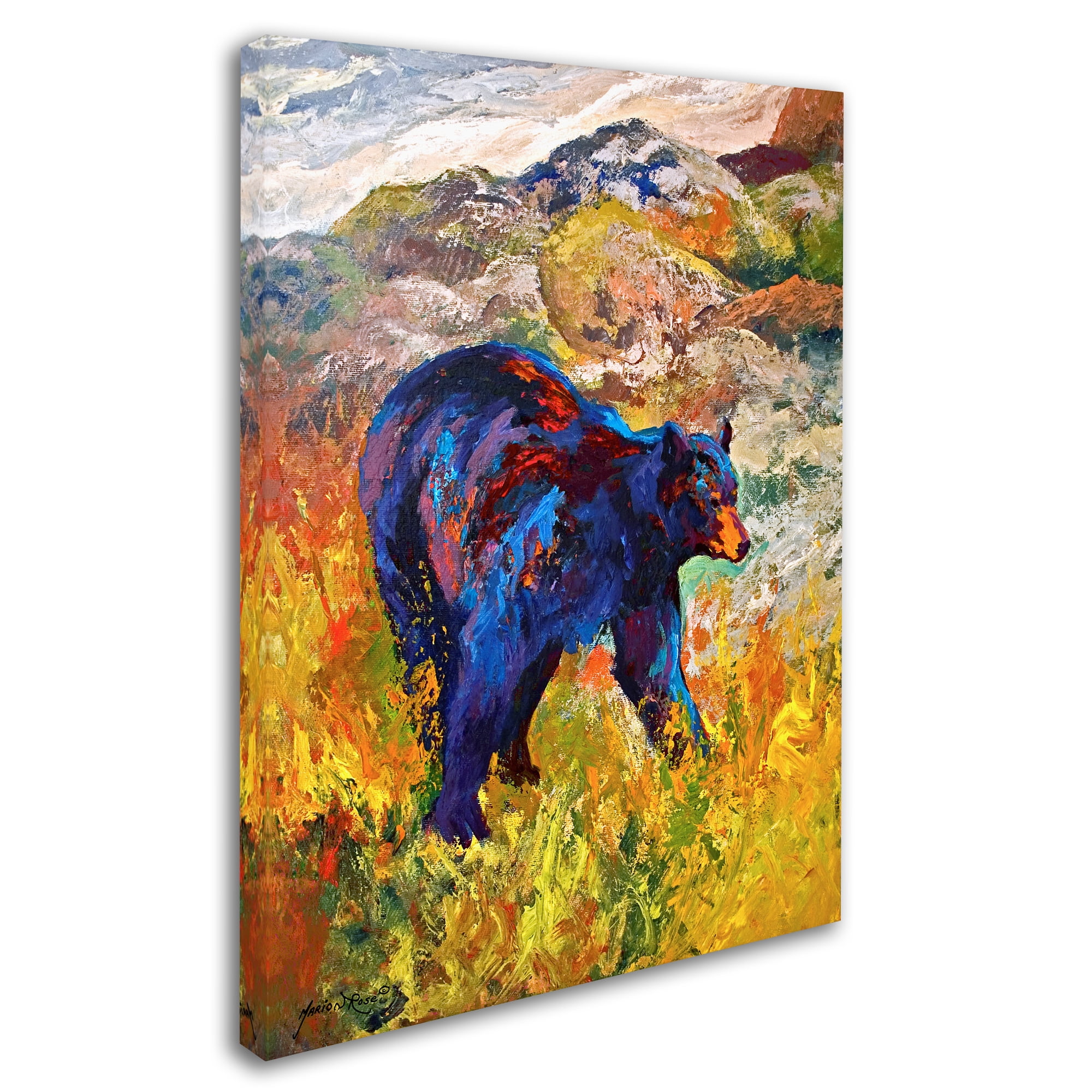 Trademark Fine Art 'By The River' Canvas Art by Marion Rose