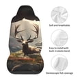 thumbnail image 5 of Sikiie Enchanted Deer In Cave Car Seat Protector 2 Pack Car Seat Cushion Mat, Car Seat Covers for SUV, Truck, Van, 5 of 7