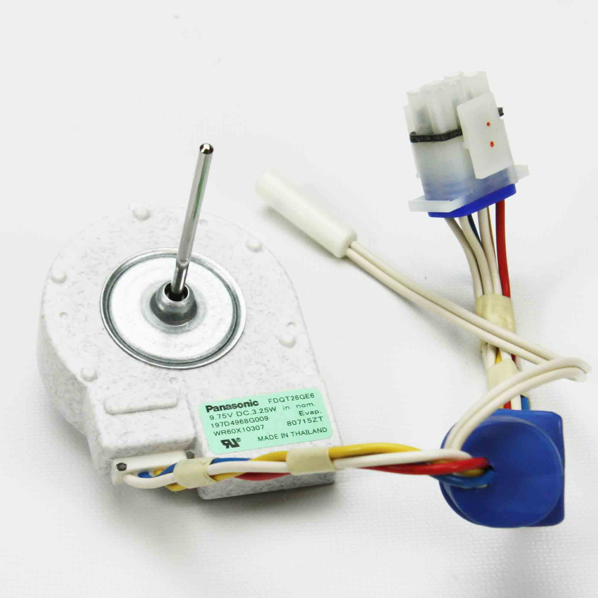 GE WR60X10307 Refrigerator Evaporator Fan Motor