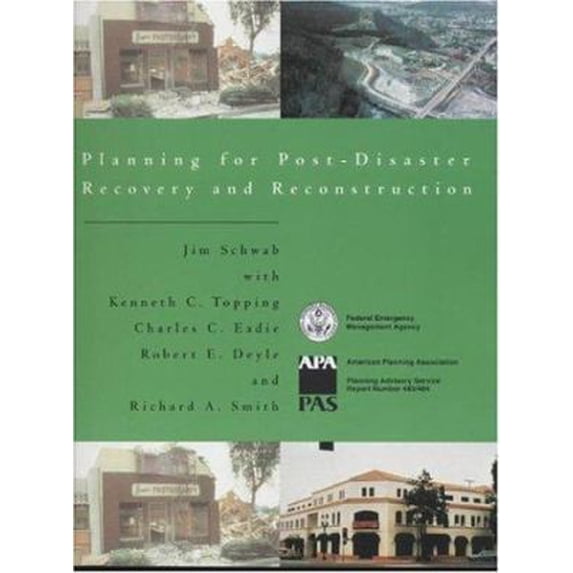 Pre-Owned Planning for Post-Disaster Recovery and Reconstruction (Paperback) 1884829252 9781884829253