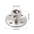 thumbnail image 3 of 6.35MM Inner Dia H12*D10 Rigid Flange Coupling Motor Guide Shaft Coupler Motor Connector 2PCS for DIY Parts, 3 of 4