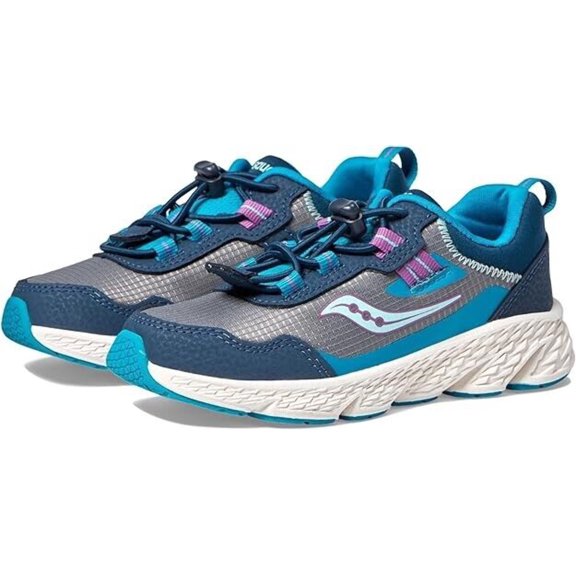 Saucony Wind Shield 3.0 SK167279 Sneakers Kids US 2.5 Blue Athletic Shoes HAM205
