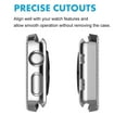 thumbnail image 2 of Takfox For Apple Watch Case with Tempered Glass Screen Protector for iWatch 38mm Series 3/2/1, Anti-Scratch Hard PC Bumper Full Body Cover Bling Diamond Rhinestone Frame for Women Girls Accessories, 2 of 7