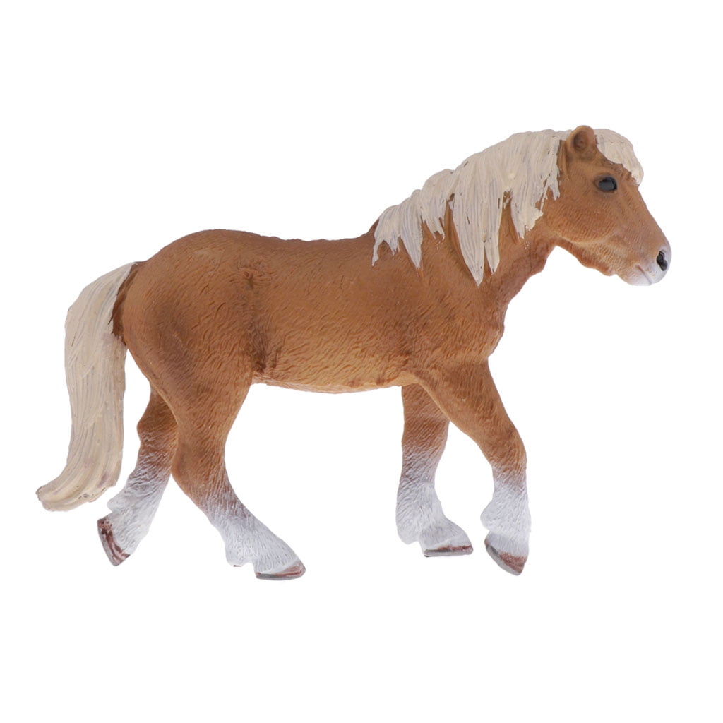 Realistic Large Horse Figurines, Detailed Textures Home Office