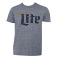 thumbnail image 1 of Miller Lite Men's Heather Grey T-Shirt-2XLarge, 1 of 4