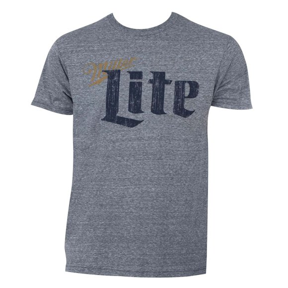 Miller Lite T-Shirt Gris Chiné pour Homme - Petit